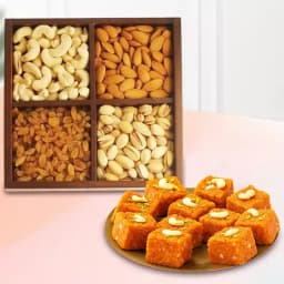 Akhrot Barfi from Mithas Delicious Sweets with Assorted Dry Fruits 1