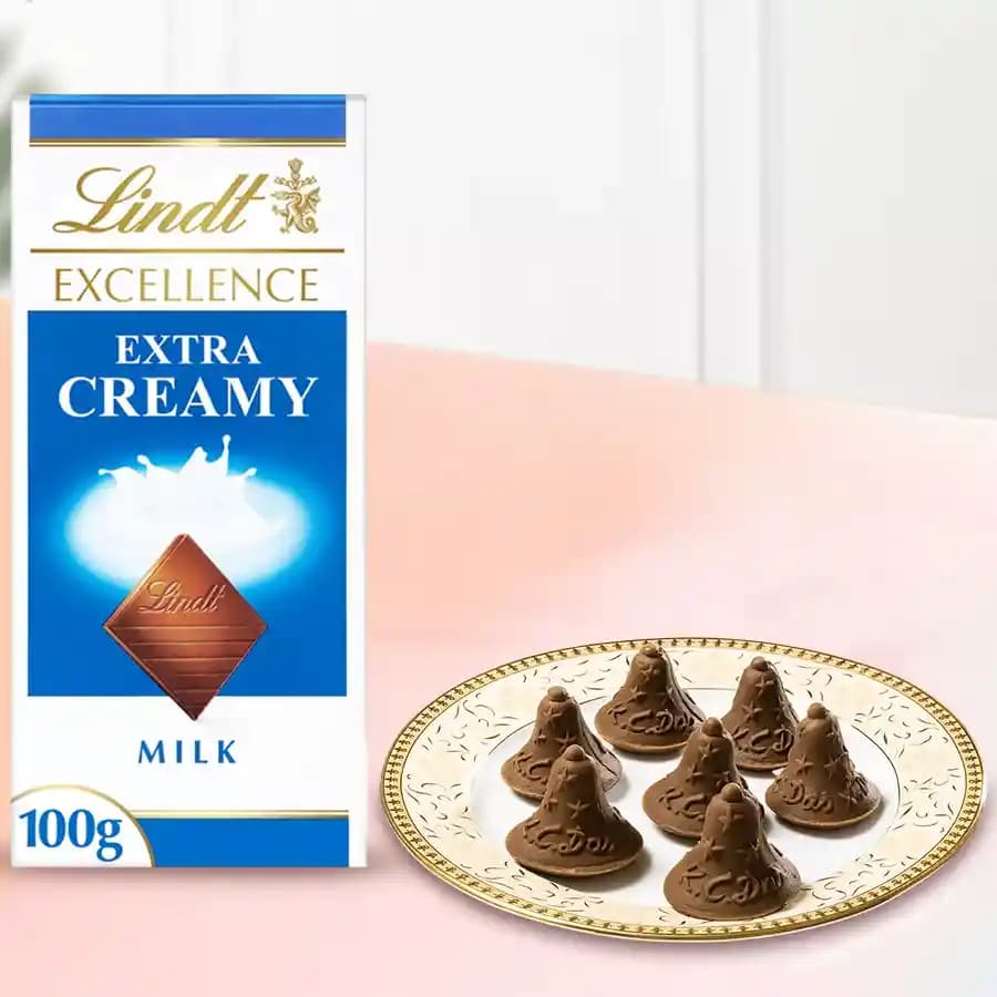 Choc-O-Bell from K.C.Das with Lindt Excellence Chocolate Bar
