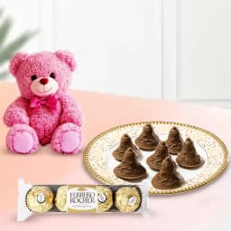 Choc-O-Bell from K.C.Das with Teddy N Ferrero Rocher 1