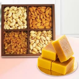 Gourmet Mysore Pak & Nutty Treats Gift Box 1