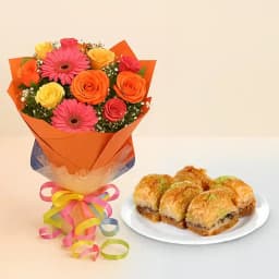 Sweet Symphony: Baklava & Blossoms 1