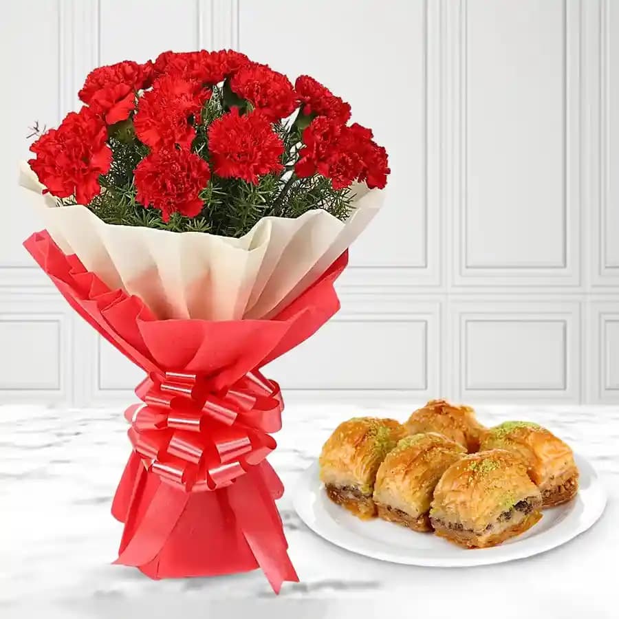 Baklava Bliss & Carnation Charm