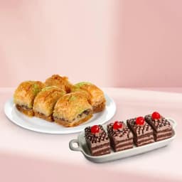 Baklava Bliss with Chocolate Delight 1