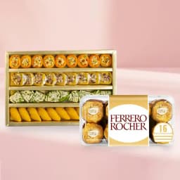 Sangam Sweets Cashew Bliss with Ferrero Collection 1