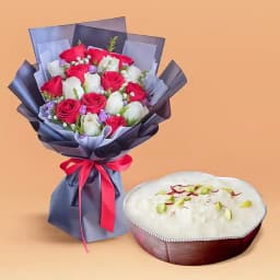 Romantic Roses N Rabri Combo 1