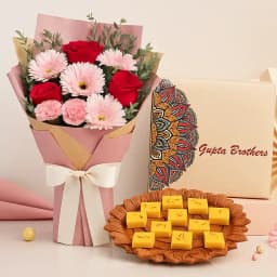 Floral Bliss N Butterscotch Sandesh Delight 1