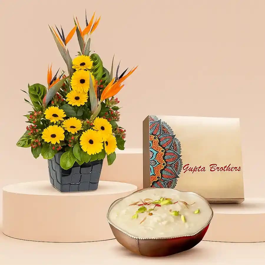 Exotic Flowers N Rabri Indulgence