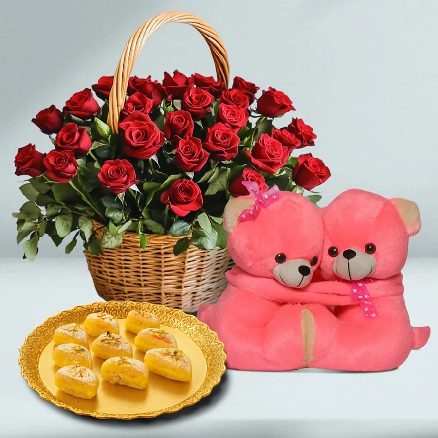 Love's Delightful Bouquet and Treats