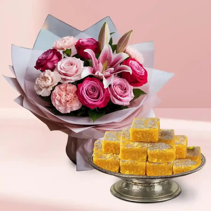 Floral Elegance with Sweet Indulgence