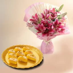 Garden Delight: Lilies and Gourmet Bites 1