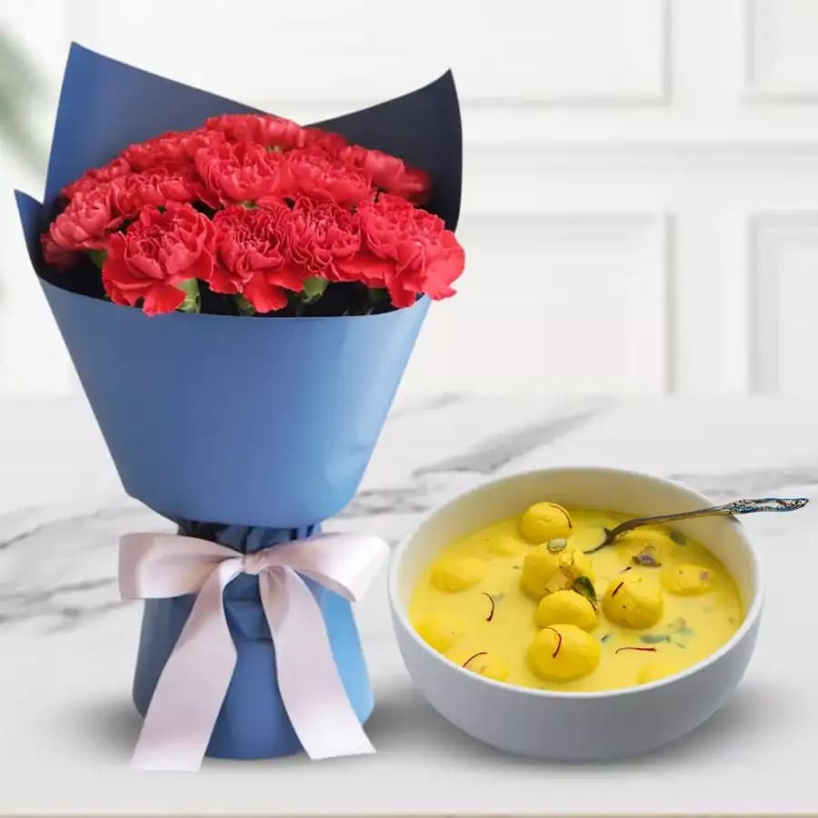 Passionate Red Blooms and Saffron Sweetness