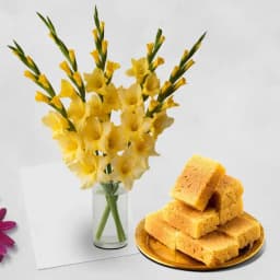 Sunshine Serenade: Gladiolus & Sweet Temptation 1