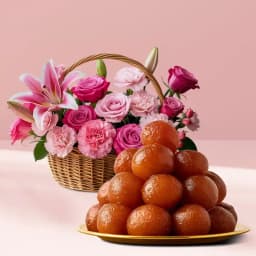 Blossom Delight with Mini Gulabjamoon 1