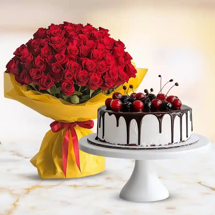 Roses and Sweet Delight Package