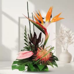 Exotic Flowers Office Arrangement 1