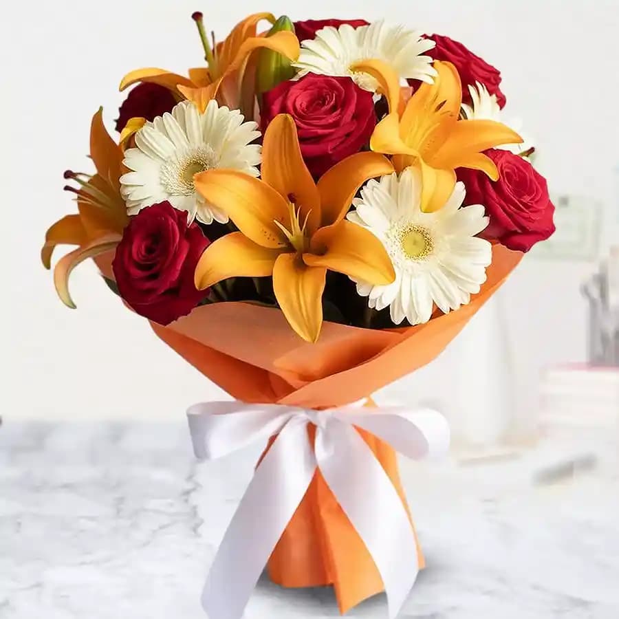 15 Mixed Flowers Bouquet