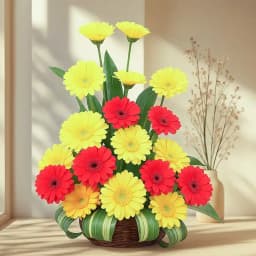 Vibrant Gerberas Arrangement 1