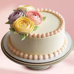 Mouth Watering Vanilla Cake for Birthday 1