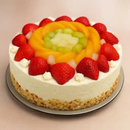 Delicious Eggless Fresh Fruit Cake 1