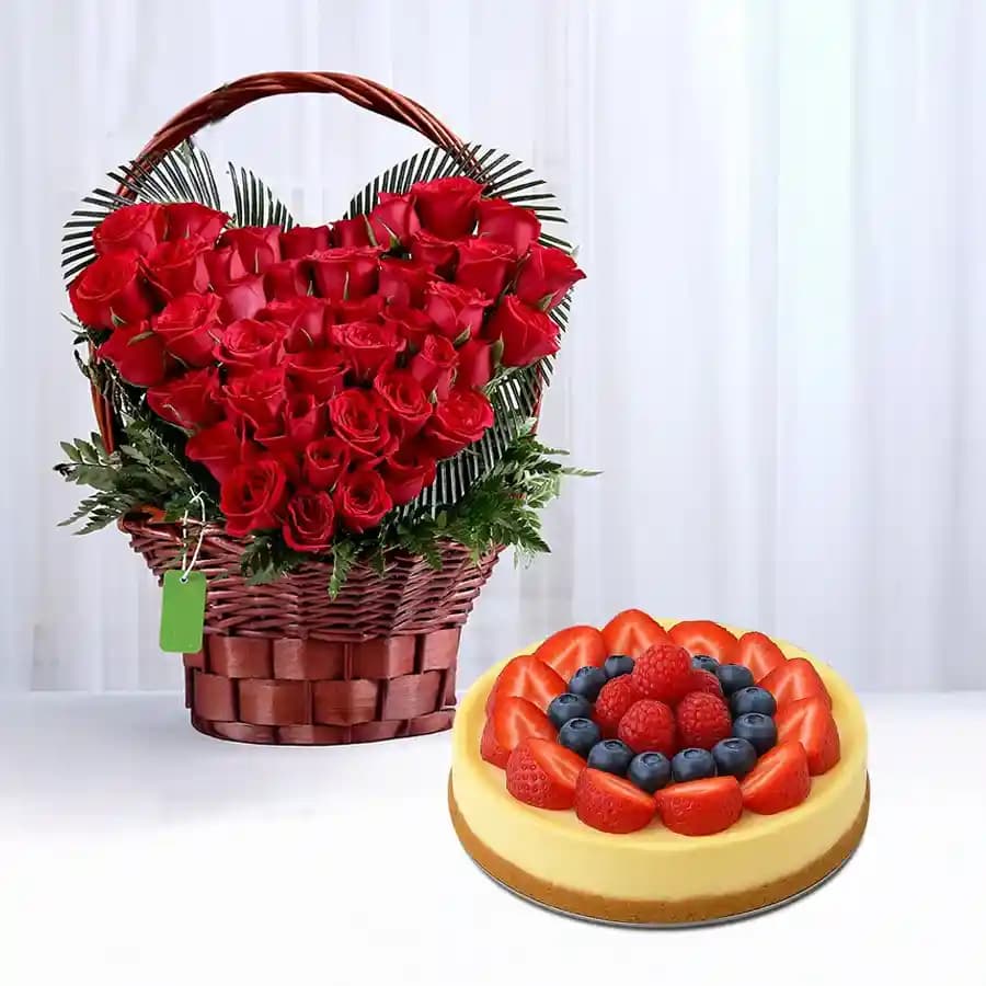 Enchanted Love Rose Cake Delight