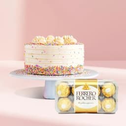 Decadent Vanilla Fantasy Cake 1