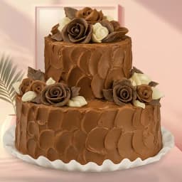 Charming Dual-Layer Celebration Cake 1