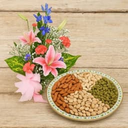 A bouquet of love with dry fruits 1
