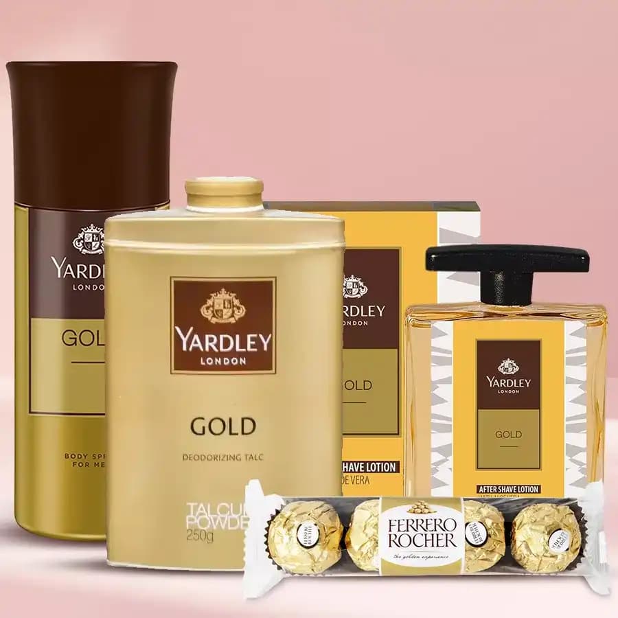 Yardley Grooming Set for Men N Ferrero Rocher