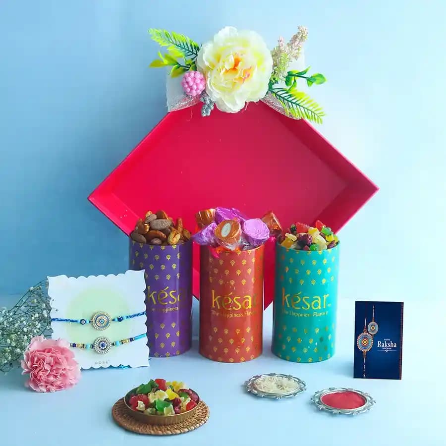 Joyful Rakhi Treats Gift Box