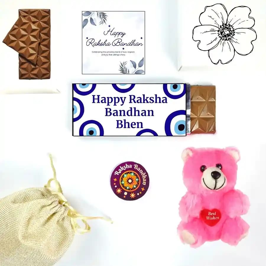 Elegant Rakhi Celebration Gift Combo