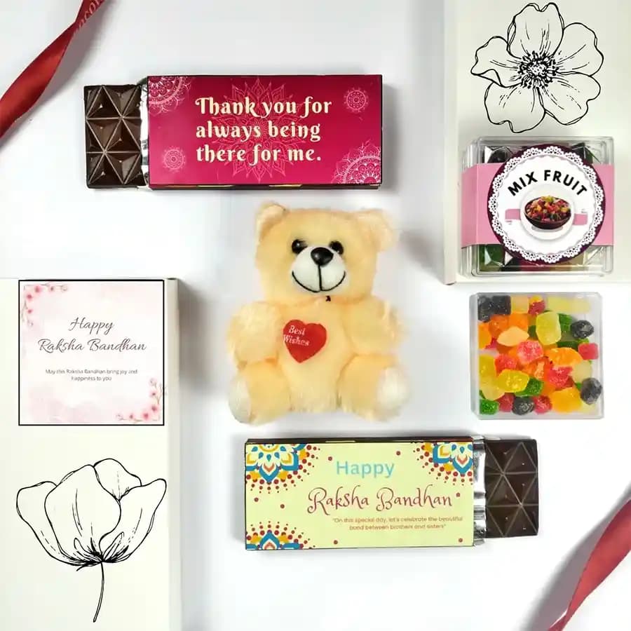 Cherished Sibling Love Raksha Bandhan Gift Set