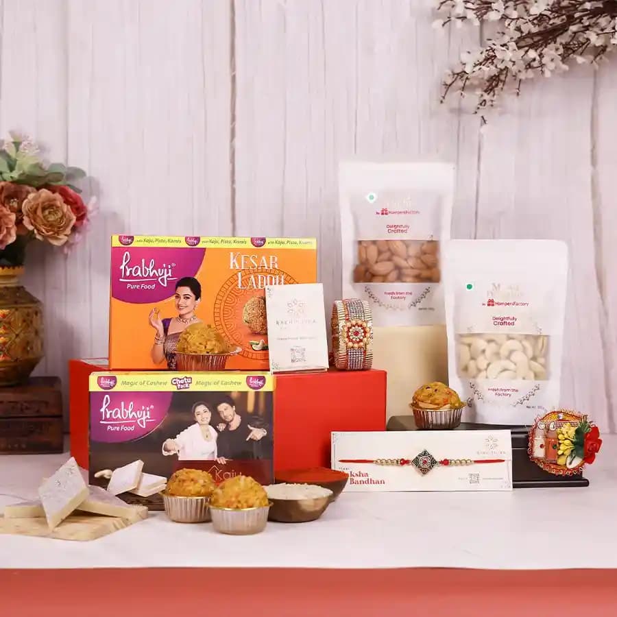 Elegant Raksha Bandhan Delight Box