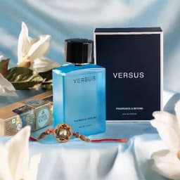 Elegant Rakhi & Fragrance Set 1