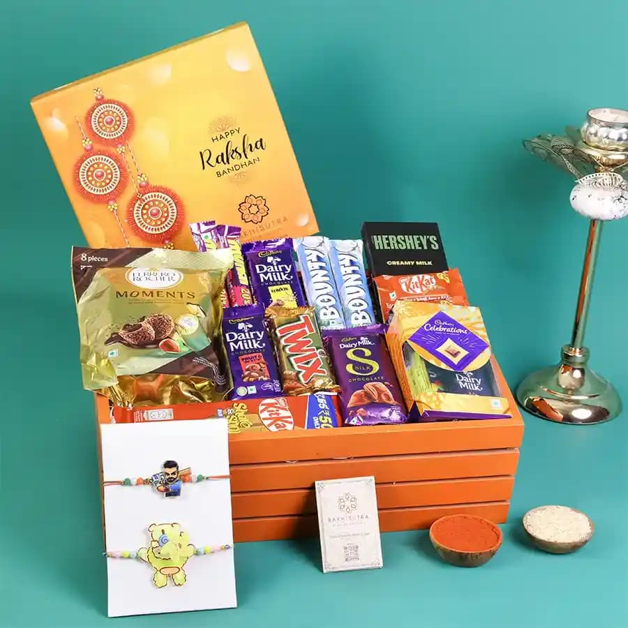 Virat Kohli Inspired Rakhi Joy Pack