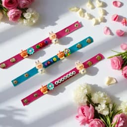 Whimsical Labubu Custom Name Wristband 1