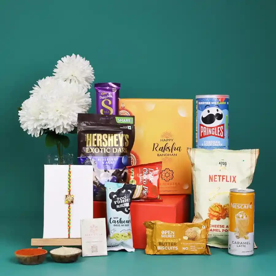 Lavish Rakhi & Delectable Treats Collection