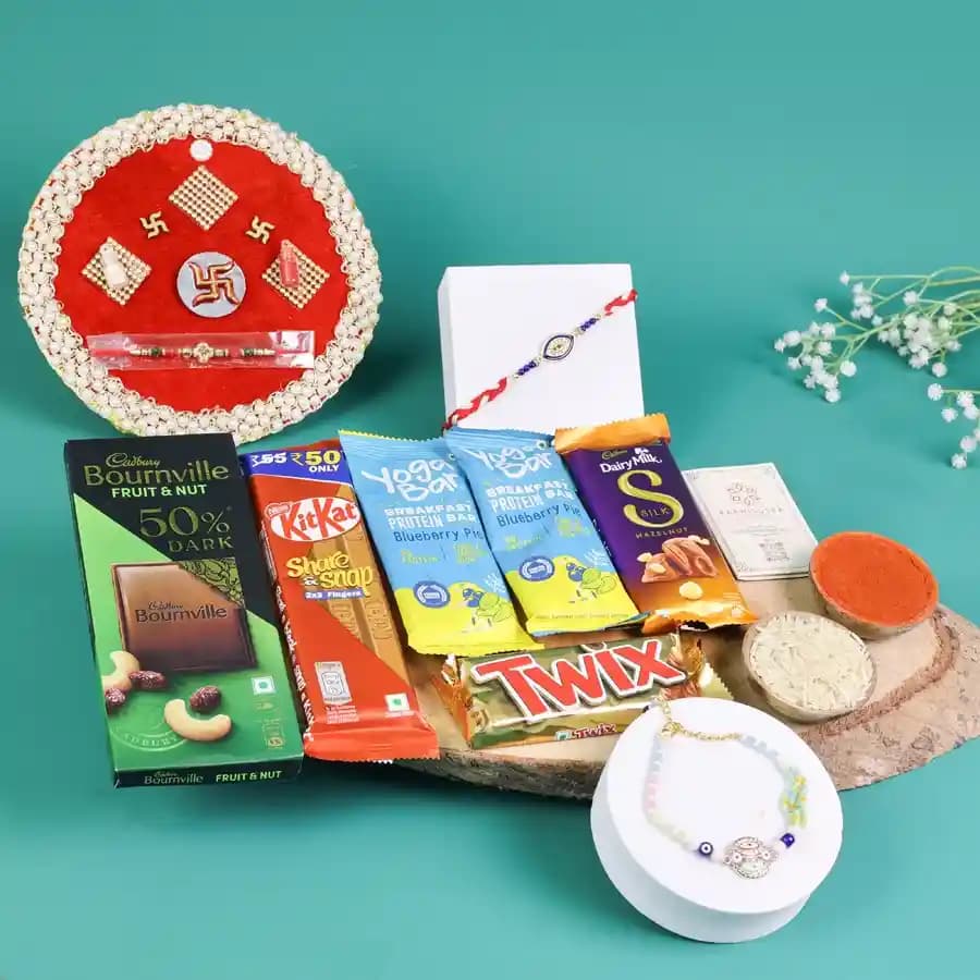 Guardian Eye Rakhi & Gourmet Treats Collection