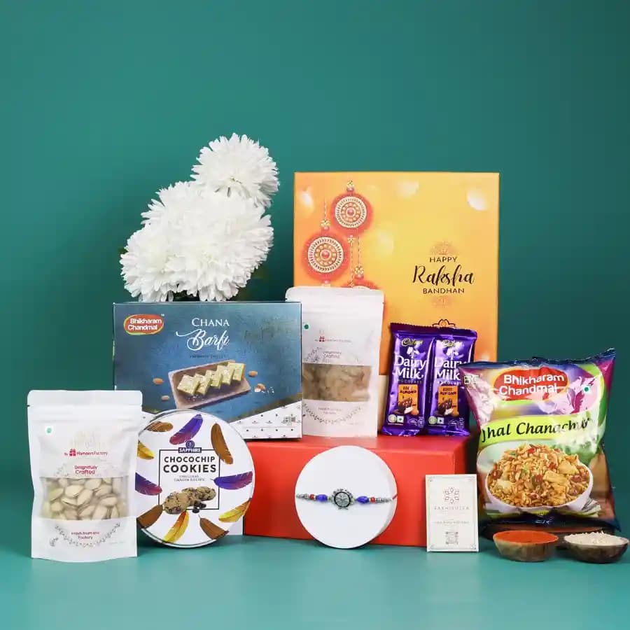 Festive Delight Rakhi Treats Box