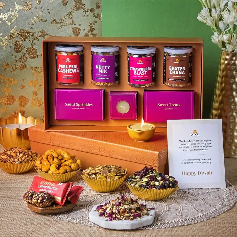 Golden Festive Bliss Gift Hamper