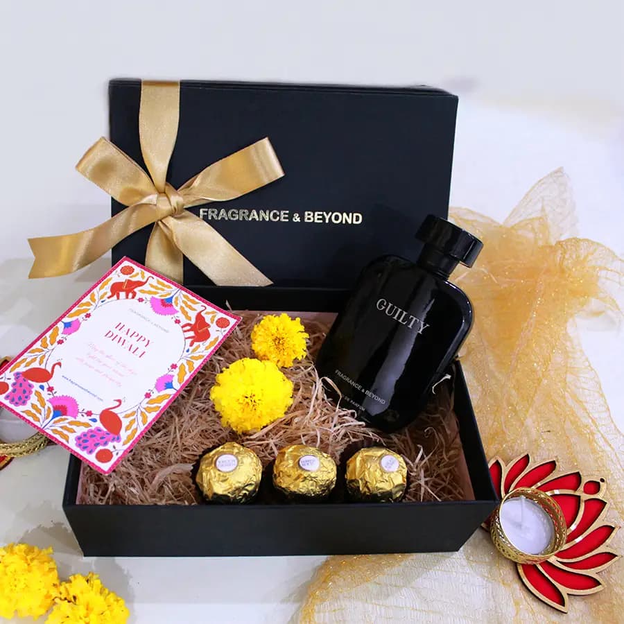 Guilty Perfume with Candles, Chocolates