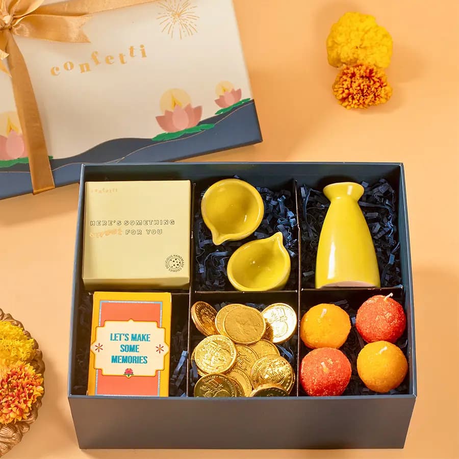 Golden Glow Festive Treats Box