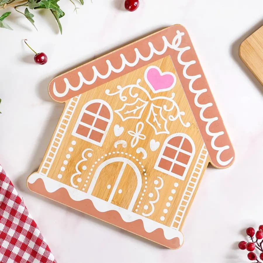 Lovely Christmas Gingerbread Platter Gift