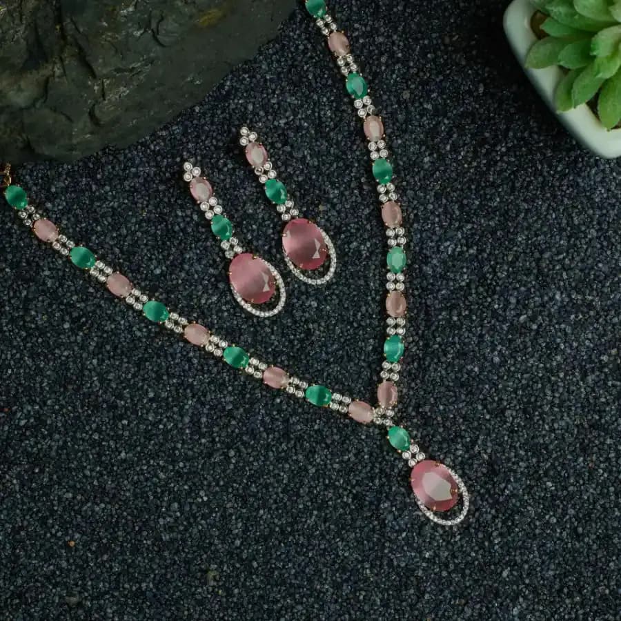 Charming Gemstone Pendant Necklace