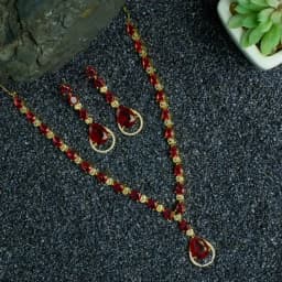 Radiant Harmony Necklace and Earring Ensemble 1