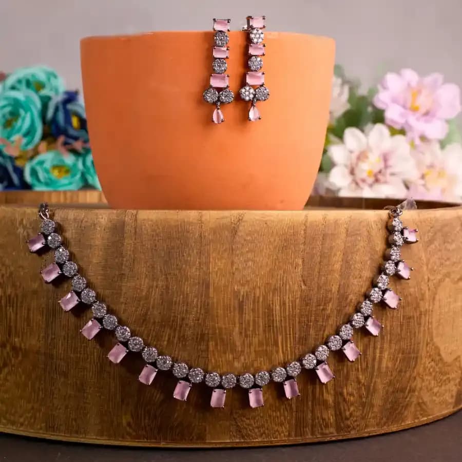 Chic Two-Tone Jewelry Ensemble