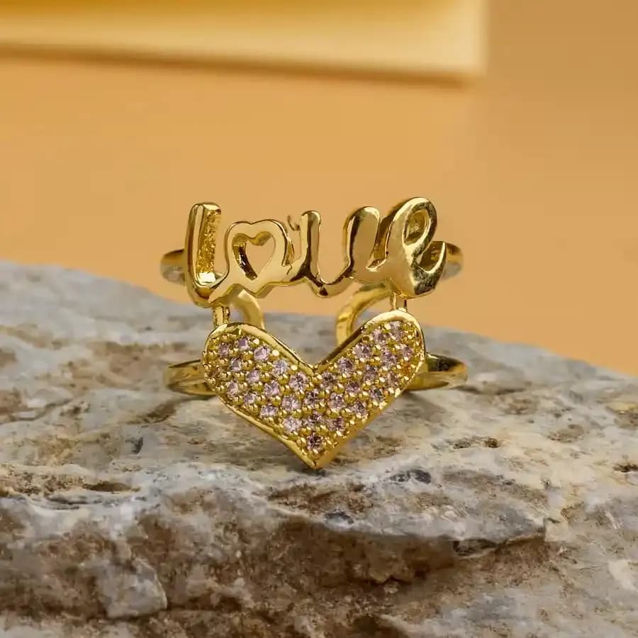 Heartfelt Silver Ring