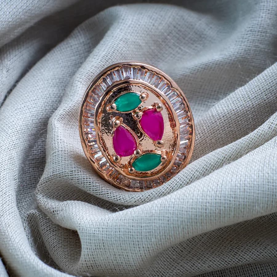 Timeless Gemstone Ring