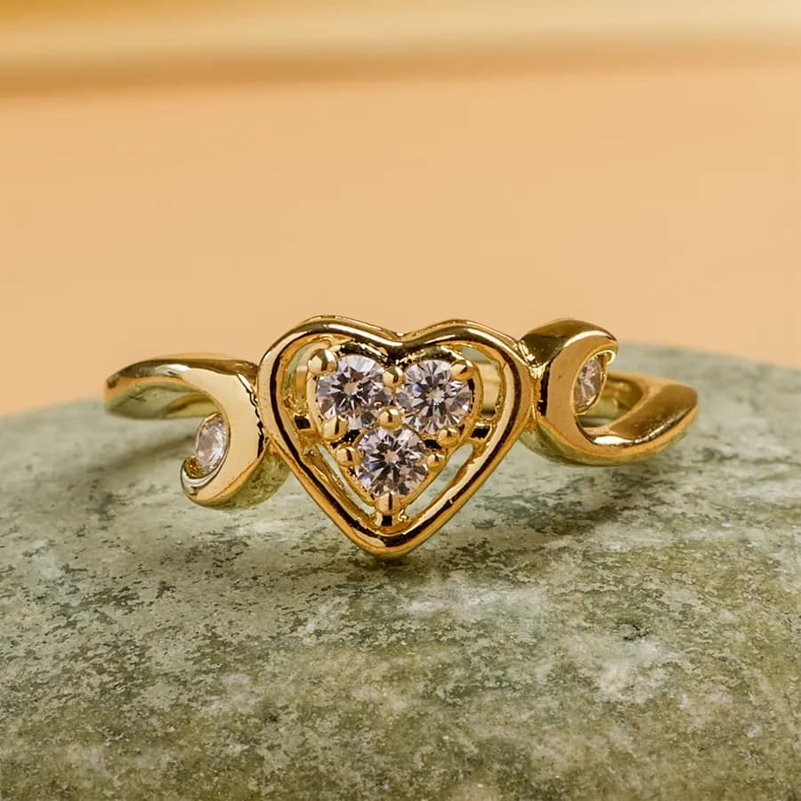 Charming Heart-Shaped Ring
