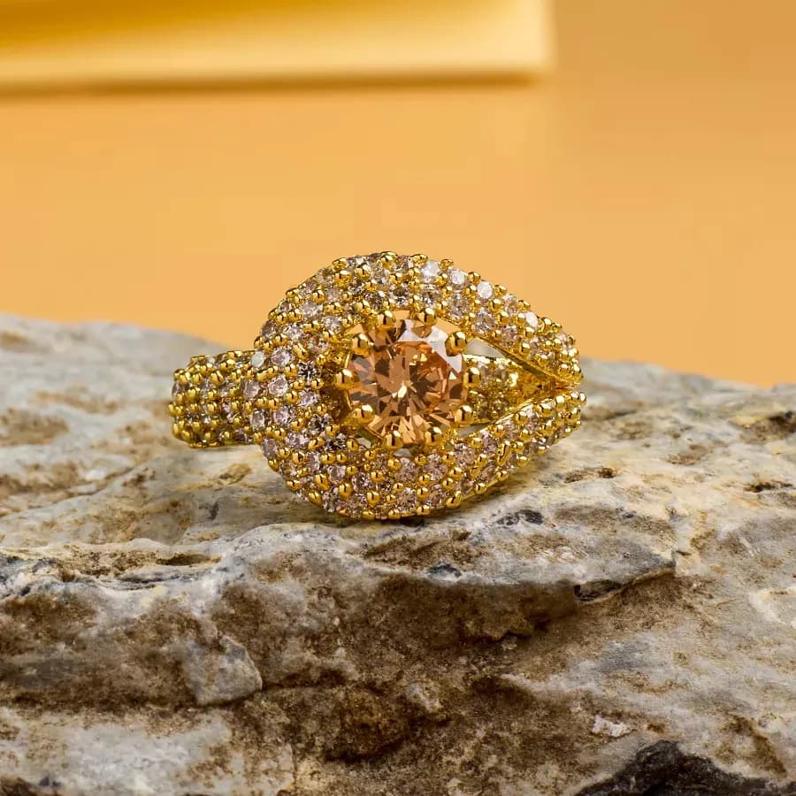 Champagne Sparkle Ring