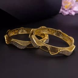 Golden Waves Bangle Set 1